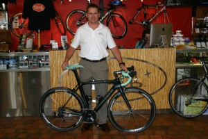 Todd Hudson and his new Bianchi Oltre