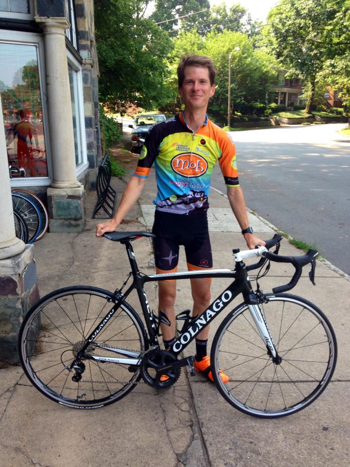 Jay with his new COLNAGO ACR! Looking Good!