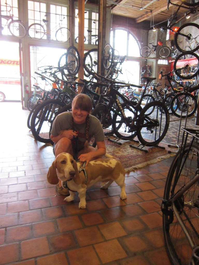 Ashley and Toby visited us today at Mock Orange Bikes! Looking Good!