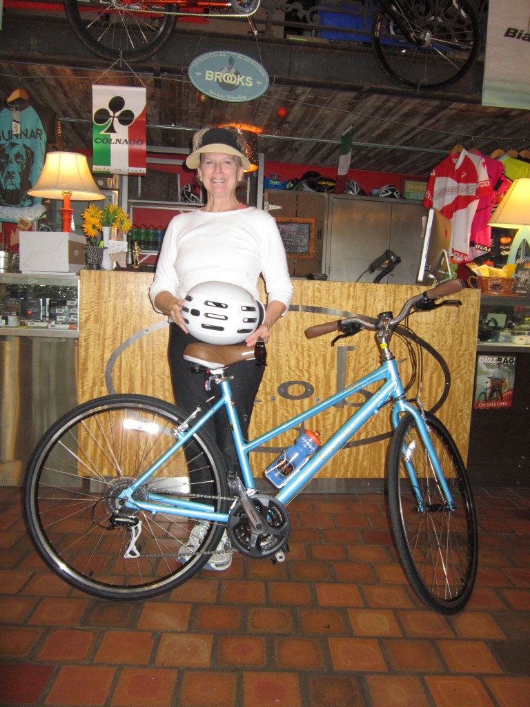 Denny with her new Bianchi Torino Dama! Looking Good!