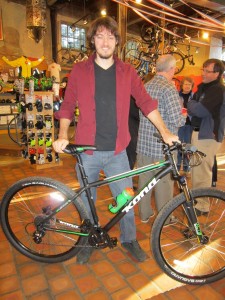 Taylor with his new Kona Lava Dome! Looking Good!