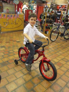 Mathew with his new Electra Mini Rod. Looking Good!