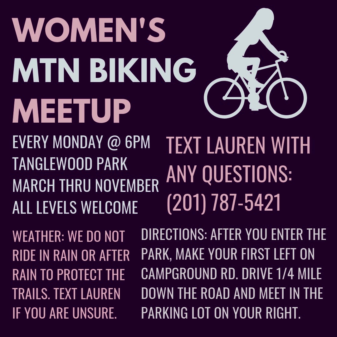 Women’s Mountain Bike Rides At Tanglewood Park!